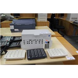 3COM NBX 100 PHONE SYSTEM / 25 HAND SETS AND  3 RECEPTIONS