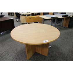 HONEY MAPLE 48" CONFERENCE TABLE