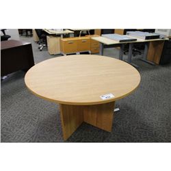 HONEY MAPLE 48  CONFERENCE TABLE