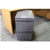 Image 1 : GREY MOBILE 2 DRAWER PEDESTAL