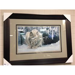 THE LYNX FRAMED PRINT BY ROBERT BATEMAN