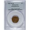 Image 1 : 1922 NO ( D ) LINCOLN CENT T-2 STRONG REVERSE PCGS FINE12,  VERY NICE