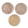 Image 1 : 1918-S & 1919 P,S BUFFALO NICKELS (3) VG