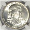 Image 2 : 1957 FRANKLIN HALF DOLLAR NGC MS65