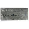 Image 3 : RARE! TEXAS CONFEDERATE PRINTING BLOCK THAT PRODUCED AN 1860 $2.00 NOTE: