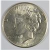 Image 1 : 1927 PEACE SILVER DOLLAR, MS-63  WHITE