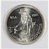 Image 1 : 1985 ENGELHARD PROSPECTOR ONE OUNCE .999 SILVER ROUND,  LIKE NEW CONDITION!