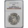 Image 1 : 1925-S CALIFORNIA COMMEMORATIVE HALF DOLLAR, NGC MS-62