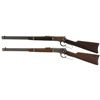 Image 2 : Collector's Lot of Two Antique Winchester Model 1892 Lever Action Carbines -A) First Year Production