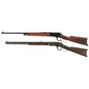 Image 2 : Two Antique Winchester Lever Action Rifles -A) Winchester Model 1886 Rifle with Half Magazine