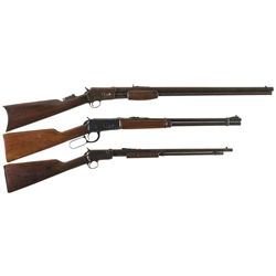 Three Long Guns -A) Colt Lightning Medium Frame Slide Action Rifle