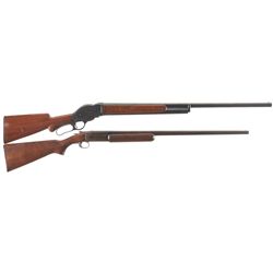 Collector's Lot of Two Winchester Shotguns -A) Winchester Model 1901 Lever Action Shotgun