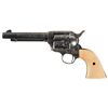 Image 2 : Engraved Colt First Generation Single Action Army Revolver with Buffalo Carved Ivory Grips and Facto