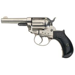 Colt Etched Panel Sheriff's Model 1877 Thunderer Double Action Revolver