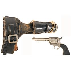 First Generation Colt Single Action Army Revolver with Holster Rig