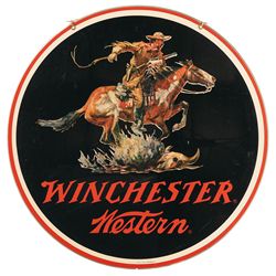 Large Winchester Western Antique Advertisement Sign