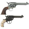 Image 2 : Two Colt Revolvers -A) Black Powder Colt Single Action Army Revolver