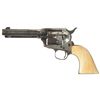 Image 1 : Black Powder Colt Single Action Army Revolver with Ivory Grip and Factory Letter