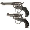 Image 1 : Collector's Lot of Two Colt Model 1877 Double Action Revolvers -A) Colt Model 1877 Lightning Revolve