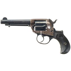 Colt Model 1877 Double Action Lightning Model Revolver with Factory Letter