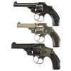 Image 1 : Collector's Lot of Three Smith & Wesson Double Action Revolvers -A) Smith & Wesson 32 Safety Hammerl
