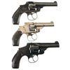 Image 2 : Collector's Lot of Three Smith & Wesson Double Action Revolvers -A) Smith & Wesson 32 Safety Hammerl