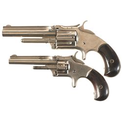 Collector's Lot of Two Smith & Wesson Antique Spur Trigger Revolvers -A) Smith & Wesson Model 1 1/2 