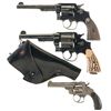 Image 1 : Collector's Lot of Three Smith & Wesson Double Action Revolvers -A) Smith & Wesson .38 Hand Ejector 