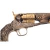 Image 5 : Engraved Gold and Silver Plated Colt Model 1860 Army Percussion Revolver with Ornate Cast Grip