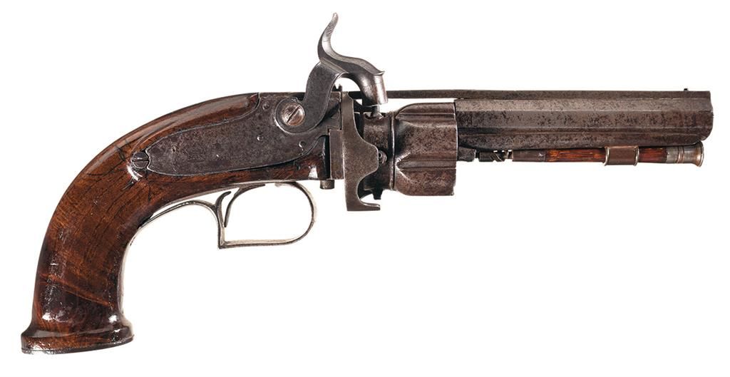 Rare Collier Patent Percussion Revolver