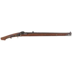 Silver Inlaid Barrel Japanese Matchlock Rifle