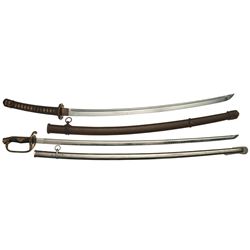 Two Japanese Style Swords