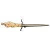 Image 2 : Dagger with Carved Ivory Figural Hilt