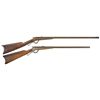 Image 1 : Collector's Lot of Two Remington Beals Single Shot Rifles -A) Iron Frame Unmarked Remington Beals Ri