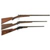 Image 1 : Three Single Shot Rifles -A) H. Pieper Belgian Single Shot Rifle
