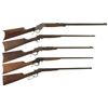 Image 1 : Five Single Shot Rifles -A) Stevens No. 44 Rifle