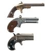 Image 1 : Three Pistols -A) Merwin & Bray Single Shot Pistol