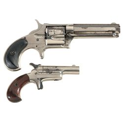 Two Handguns -A) Remington Smoot No. 3 Revolver