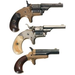 Collector's Lot of Three Colt Handguns -A) Colt Open Top Revolver