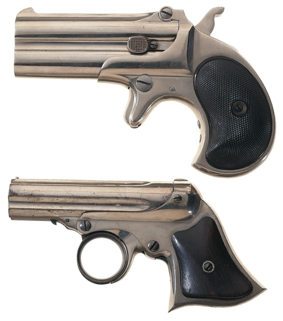 Collector's Lot of Two Remington Antique Derringers -A) Remington Type ...