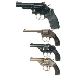 Four Double Action Revolvers -A) Smith & Wesson Model 19-3 Revolver
