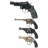 Image 1 : Four Double Action Revolvers -A) Smith & Wesson Model 19-3 Revolver