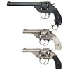 Image 1 : Collector's Lot of Three Double Action Iver Johnson Top Break Revolvers -A) Iver Johnson Safety Auto
