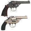 Image 2 : Collector's Lot of Two Iver Johnson Revolvers -A) Engraved Iver Johnson Safety Automatic Revolver wi