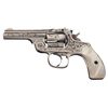 Image 1 : Engraved Iver Johnson Top Break Revolver with Swift Marking and Pearl Grips