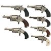 Image 1 : Collector's Lot of Seven Antique Iver Johnson Spur Trigger Revolvers -A) Iver Johnson Defender Revol