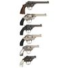 Image 2 : Collector's Lot of Six Iver Johnson Double Action Revolvers -A) Iver Johnson 3rd Model Safety Automa