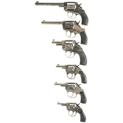Collector's Lot of Six Iver Johnson Double Action Revolvers -A) Iver Johnson American Bulldog Revolv