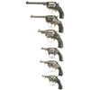 Image 1 : Collector's Lot of Six Iver Johnson Double Action Revolvers -A) Iver Johnson American Bulldog Revolv