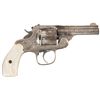 Image 2 : Engraved Iver Johnson Top Break Revolver with Swift Marking and Pearl Grips